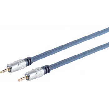 Audio kabelis ShiverPeaks 30812-5MHQ 3,5 mm stereo chromuotas, 5,0 m