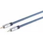 Audio kabelis ShiverPeaks 30812-5MHQ 3,5 mm stereo chromuotas, 5,0 m