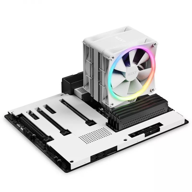 NZXT T120 RGB procesoriaus oro aušintuvas 12 cm baltas 1 vnt.