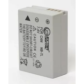 Papildoma baterija Extra Digital NB-7L ličio jonų 3,7 V 1120 mAh, skirta suderinamiems Canon įrenginiams