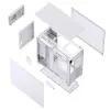 PC korpusas Jonsbo D41 STD Midi Tower baltas