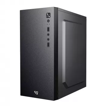 Korpusas Sbox PCC-12 MicroATX juodas