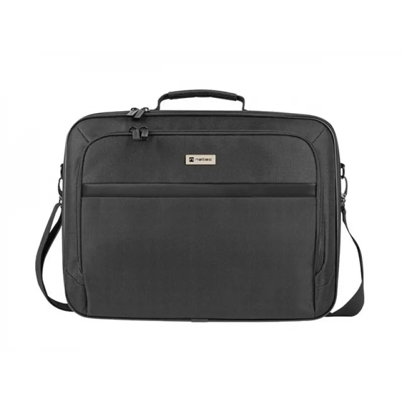 Portfelis NATEC Boxer Lite 39,6 cm (15,6 col.) – poliesteris, 2 skyriai, petneša, 410×305×65 mm, 750 g