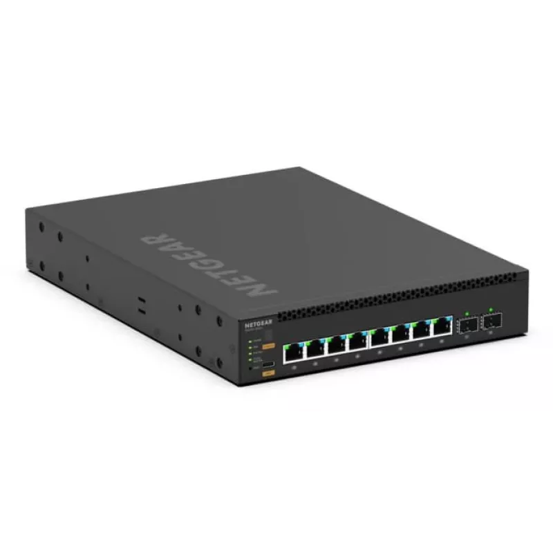 NETGEAR M4350-8M2V valdomas L2 10G Ethernet komutatorius 8 prievadai PoE 1U juodas