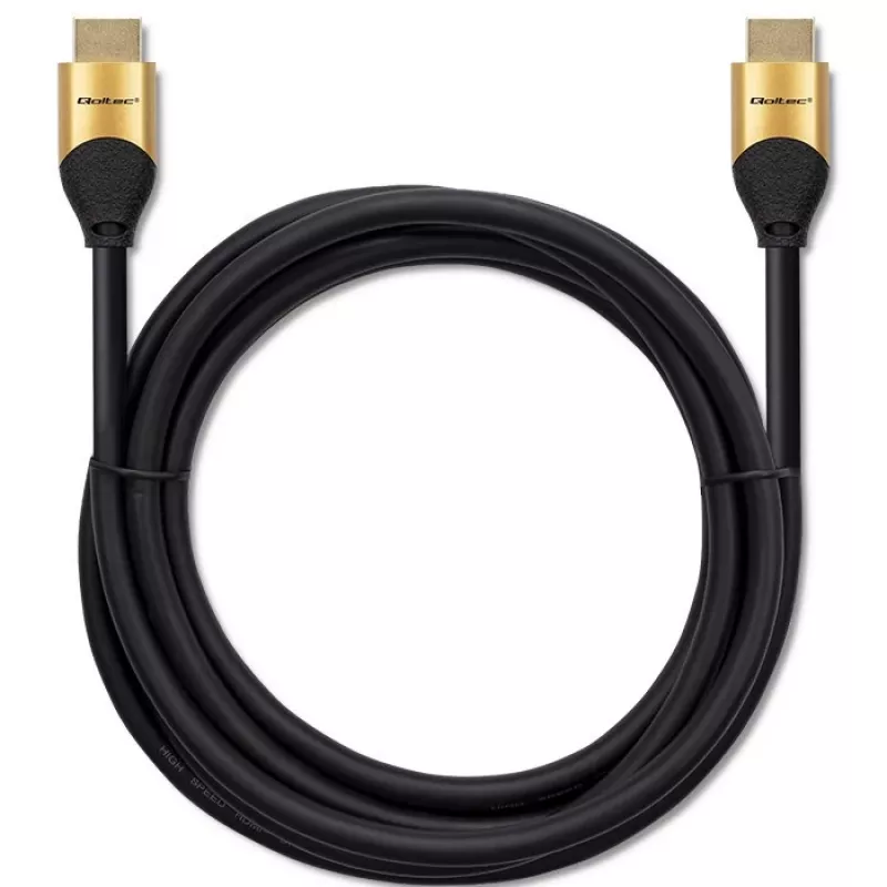 Qoltec 50357 HDMI kabelis 5 m HDMI A tipas (Standartinis) Juoda