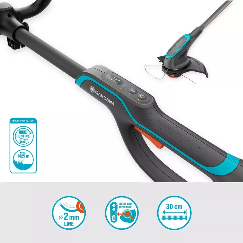 2-in-1 krūmapjovė ir žoliapjovė Gardena 14703-55