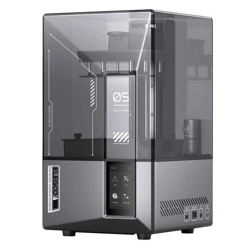 Dervos 3D spausdintuvas Elegoo Mars 5 Ultra 4K raiška LCD (modelis 50.101.013300)