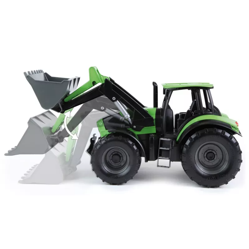 Traktorius Lena WORXX 04613EC – vaikiškas mechaninis traktorius ant ratų