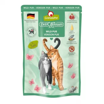 GRANATAPET DeliCATessen Venison šlapias maistas katėms - 85g