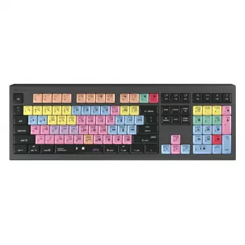 Logickeyboard ASTRA 2 USB QWERTZ klaviatūra juoda, pilno dydžio, 104 klavišai