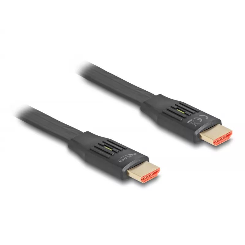 HDMI kabelis DeLOCK 81003 3 m HDMI A tipo kištukas 48 Gbit/s juodas