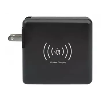 Kelioninis sieninis įkroviklis ir powerbank Manhattan 4-in-1
