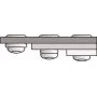 Kniedė aklavimo GESIPA 4,8x10 mm aliumininis korpusas plieninis strypelis PolyGrip (MPN 6700144)