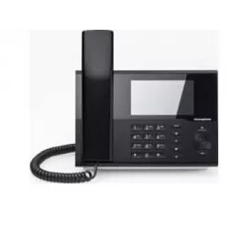 IP232 IP Telefonas Juodas su galimybe maitinti per PoE
