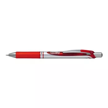 PENTEL EnerGel XM Klick raudonas 0,7 mm užsegamas rašiklis