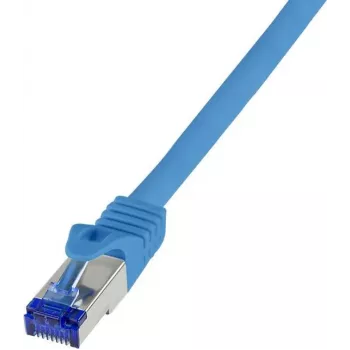 Logilink Professional Ultraflex - jungiamasis kabelis - RJ-45 (M) į RJ-45 (M) - 0,25 m - 6 mm - S/FTP - Cat.7 (kabelis) / CAT 6a (jungtys) - halogeninis, liejinis, su apsauga nuo užkabinimo - mėlyna