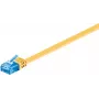 Goobay RJ-45 CAT6a tinklo kabelis 0,5 m geltonas