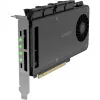 Icy Dock MB204MP-1B mobilaus stovo adapterio kortelė – 4 × M.2 NVMe SSD karštai keičiamas mobilus stovas