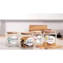 Stiklinis sandėliavimo indas ritzenhoff & breker LIEBLINGSKEKSE 1,1 L su etikete