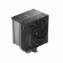 Oro aušintuvas DeepCool AK500S Digital SE — 120 mm ventiliatorius, LGA1700/AM5/AM4 ir Intel LGA115x/1200 lizdų palaikymas, Juodas