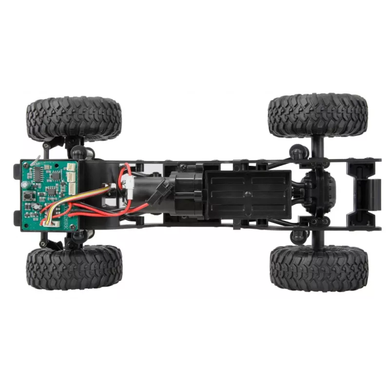 Radijo bangomis valdomas krovininis visureigis Amewi Mini-Cabalo AMXRock 4WD 1:16 RTR, elektrinis, paruoštas važiavimui