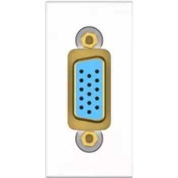 Kindermann Konnect flex 45 click VGA 1 m - modulinis snap-in jungties adapteris