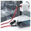 USB kabelis RealPower MagneticCharge3 1 m USB A raudonas