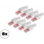 ShiverPeaks 75011-8 Cat.6 įrankiais nereikalaujantis RJ45 jungtis, 8P8C