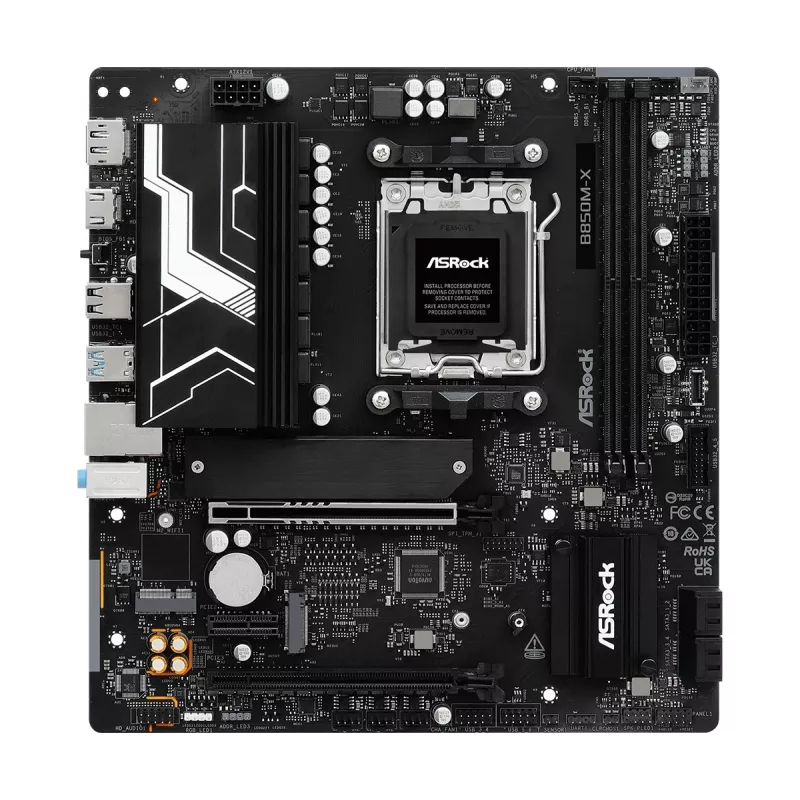 Motininė plokštė ASRock B850M-X R2.0 AM5 Micro-ATX