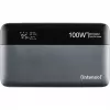 Power bank INTENSO 7350050 – 20000 mAh, 1× USB-A + 2× USB-C, 100 W bendra galia, juoda/pilka