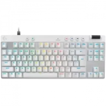 LOGITECH G PRO X TKL RAPID žaidimų klaviatūra - balta - US INT'L - USB - EMEA28i-935 - LINIJINIAI