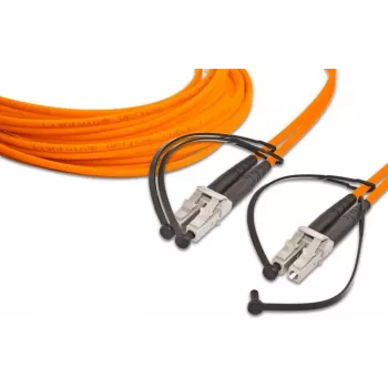 Lightwin LDP-50 LC-LC 10.0 OM2 šviesolaidinis kabelis 10 m 2x LC oranžinis