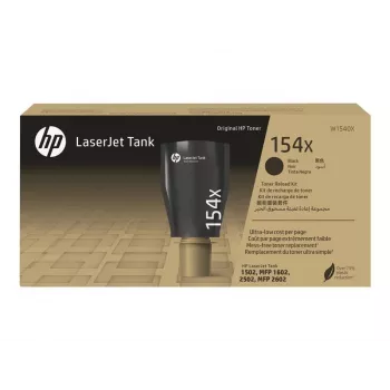 HP 154X didelės talpos juodas originalus LaserJet Tank tonerio papildymo rinkinys