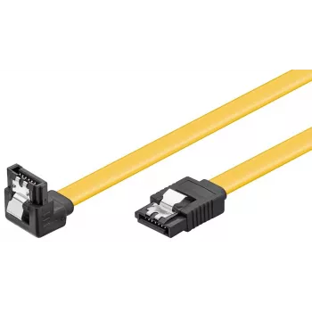 Wentronic Goobay S-ATA kietojo disko kabelis, 0,5 m - S-ATA L-Type > L-Type 90° (95020)