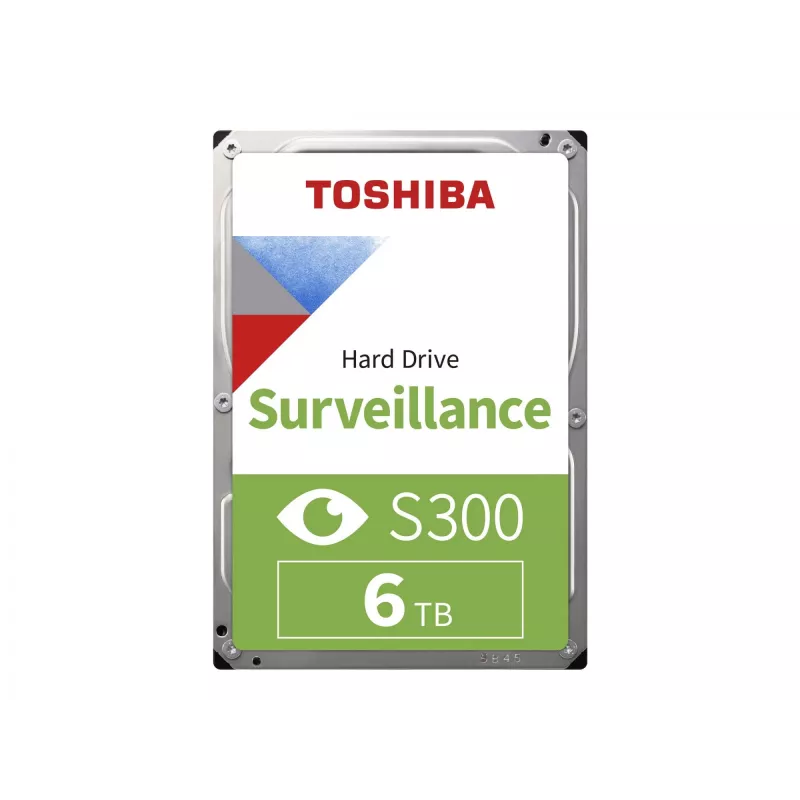 Toshiba S300 Surveillance 3.5 inch vidinis kietasis diskas SATA 6Gb/s - 6TB, 5400RPM