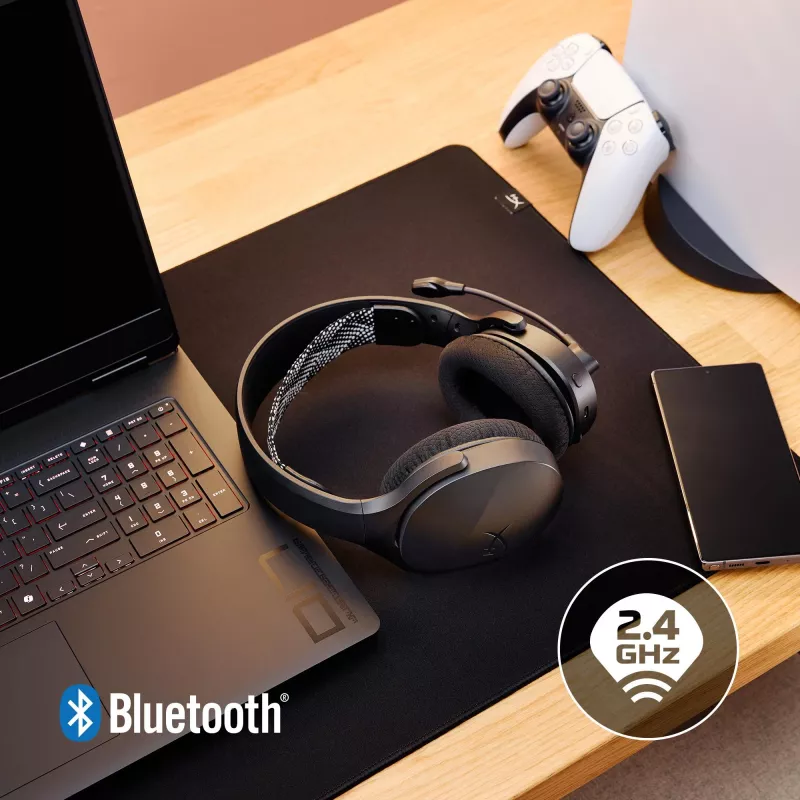 HyperX Cloud Jet – Belaidės žaidimų ausinės (Juodos)