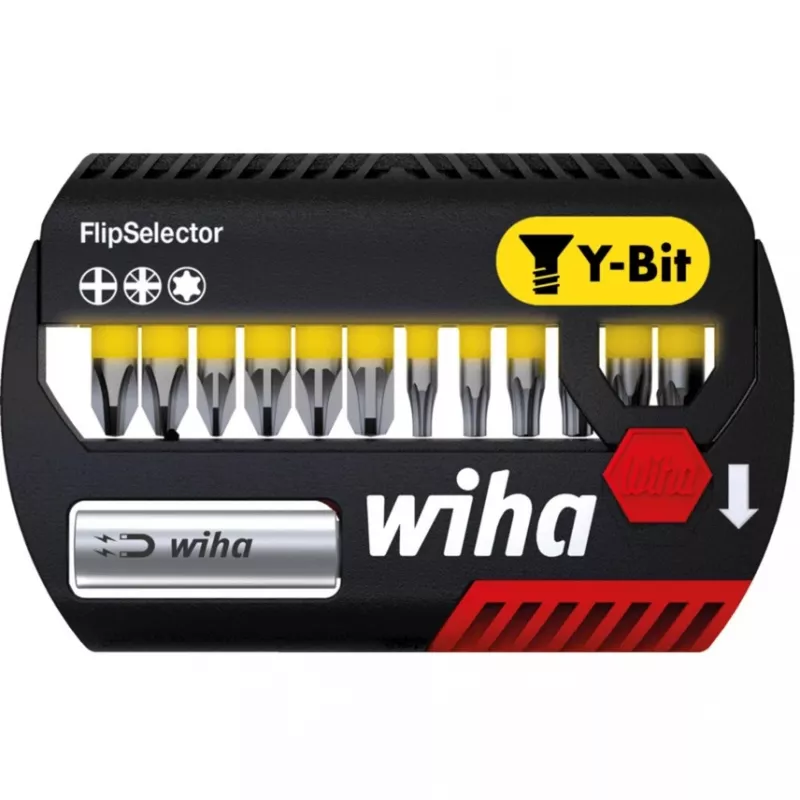 wiha Flip Selector Y PH PZ 6-round SB7947Y904 6 padėčių atsuktuvų bitų laikiklis