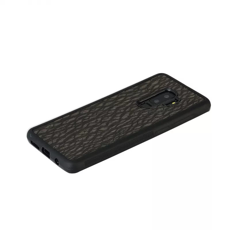 Apsauginis dėklas man and wood Samsung Galaxy S9 Plus – anglies juodas