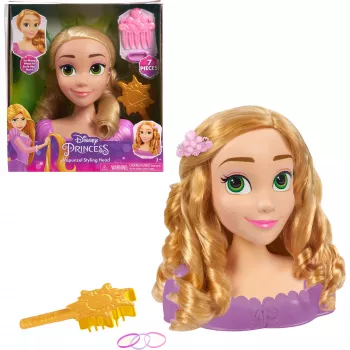 Disney Princess - Rapunzel Stiliavimo Galva, Makiažo ir Šukuosenų Galva