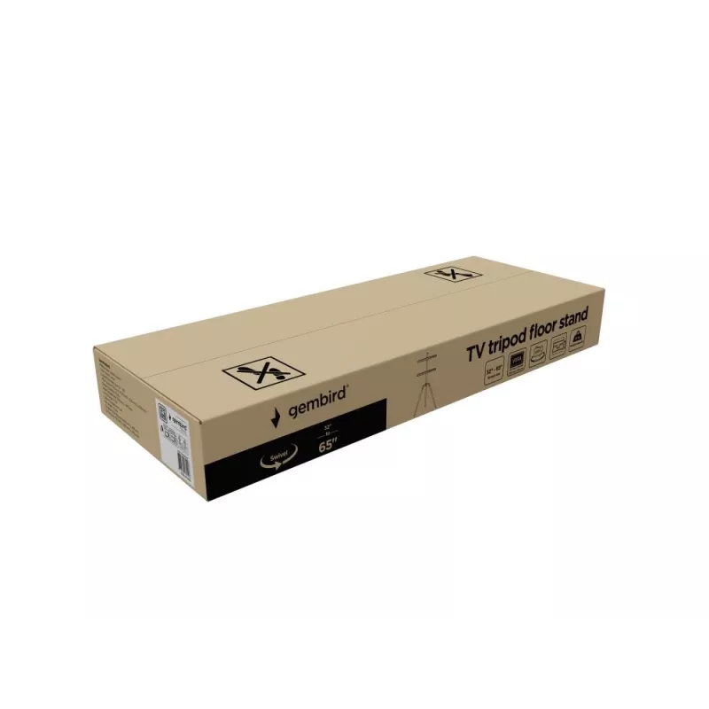 Priedas televizoriui ant grindų stovas 32-65/TRIPOD TVS-65S-01 Gembird