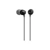 Sony MDR-EX15AP laidinės ausinės, 8–22000 Hz, skambučiai/muzika, 3 g, juodos