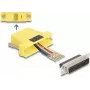 DeLOCK D-Sub 25 pin moteriškas į RJ45 moterišką surinkimo komplektas geltonas VGA RJ-45