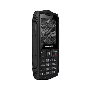 Mobilusis telefonas MyPhone Hammer Rock Dual Juodas, 5,5 colio