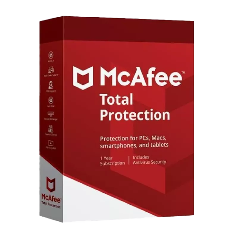 McAfee Total Protection – 1 įrenginys / 1 metai, Global