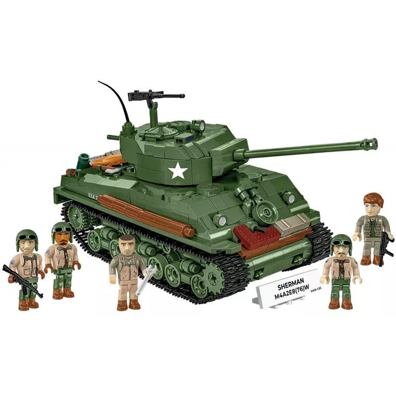 Konstruktorius Sherman M4A2E8, 865 kaladėlių