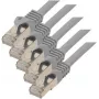 Tinklo kabelis ShiverPeaks BS75511-0.25B-SET5, 0,25 m, Cat7, S/FTP, mėlynas