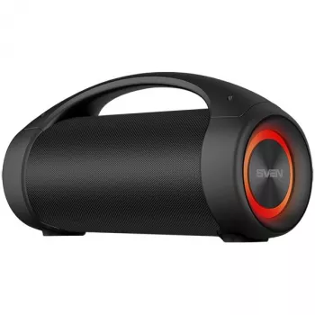Nešiojamas garsiakalbis SVEN PS-370 2x20W, TWS, FM radijas, AUX, USB/SD kortelė, IPx5, LED apšvietimas