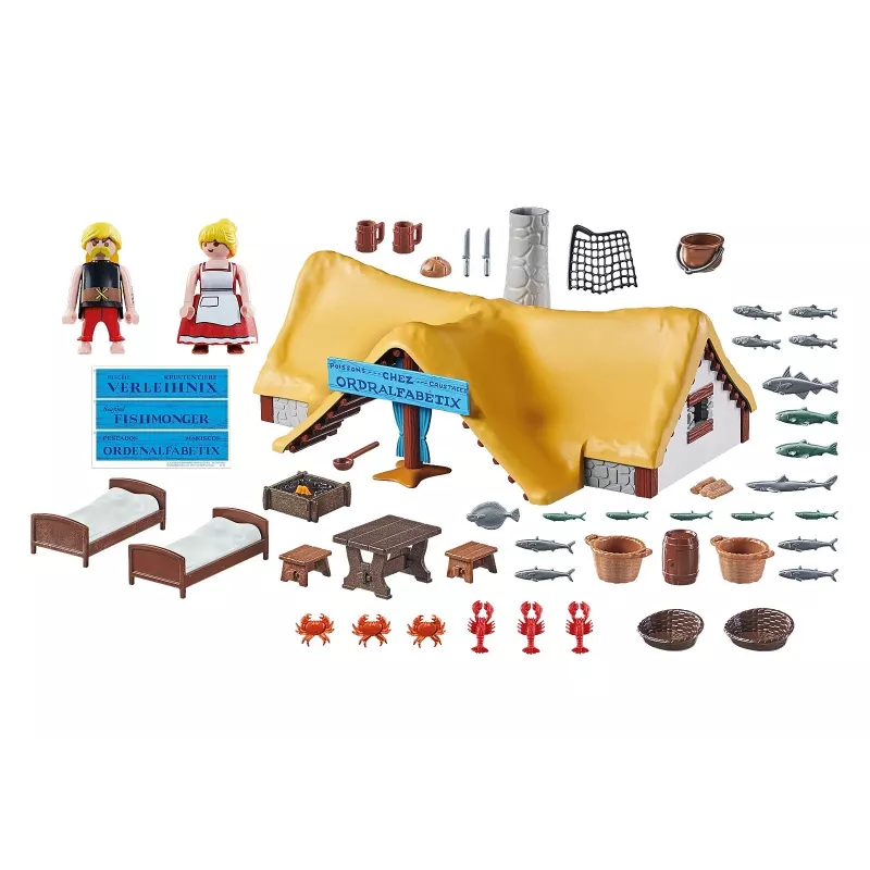Playmobil 71266 Asterix: Unhygienixo trobelė – Unhygienix ir jo žmona Bacteria