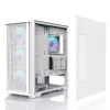 Korpusas Zalman Z10 DUO ATX baltas su ZM-IF120 x4 ARGB ventiliatoriais