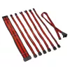 Laidų/Adapterių rinkinys Kolink Core Pro 12V-2x6 Type 2 pintas, Jet Black/Racing